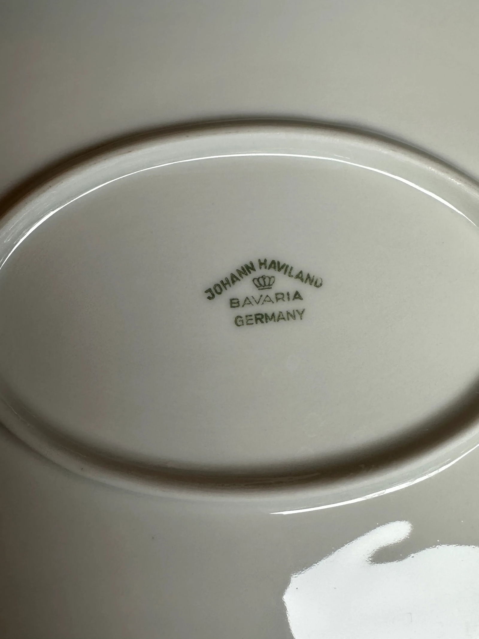 Mid 20th Century Haviland Blue Garland Large Platter, Germany - 3