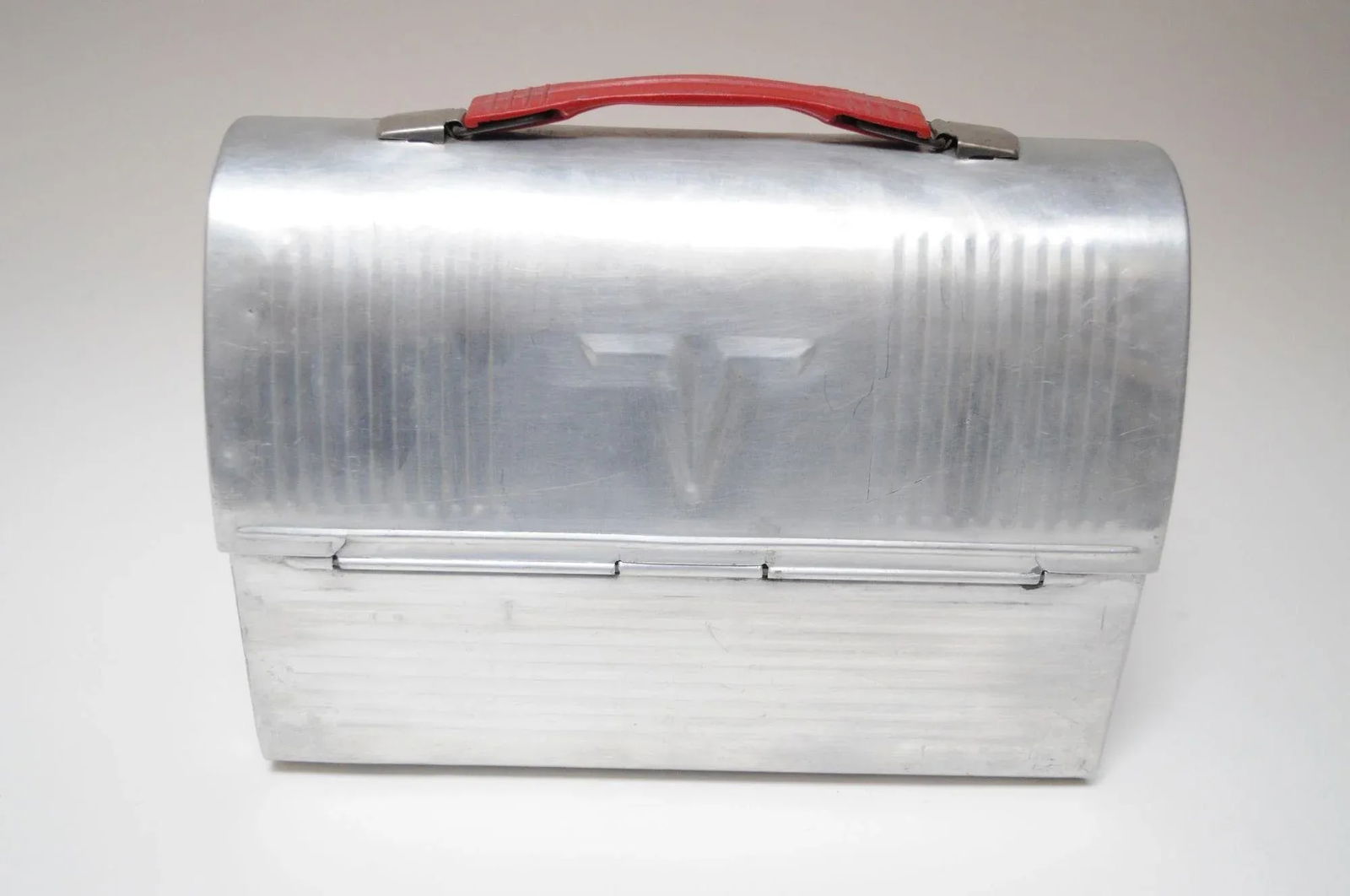 Vintage Aluminum "Victory" Domed Miner's Pail / Survivor Lunchbox With Corked Thermos - 5