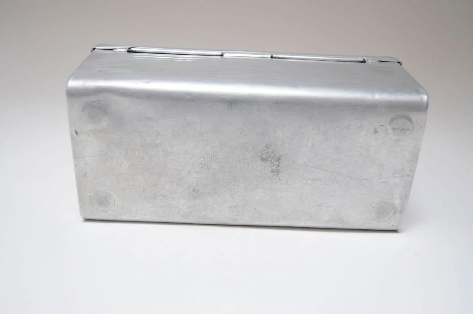 Vintage Aluminum "Victory" Domed Miner's Pail / Survivor Lunchbox With Corked Thermos - 6