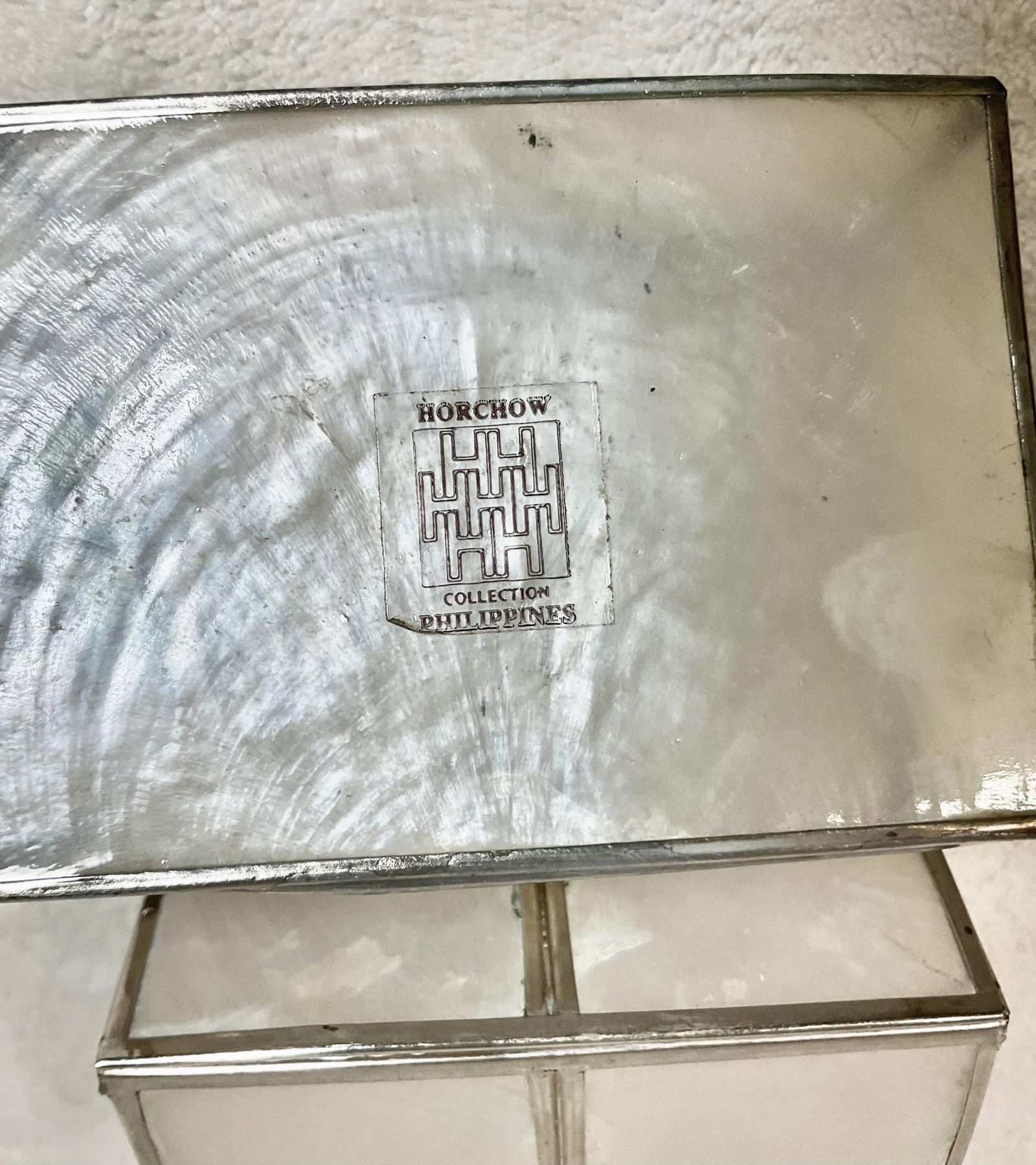 Vintage Horchow Collection Philippines Capiz Shell Table Place Markers With Boxes, 15 Piece - 11