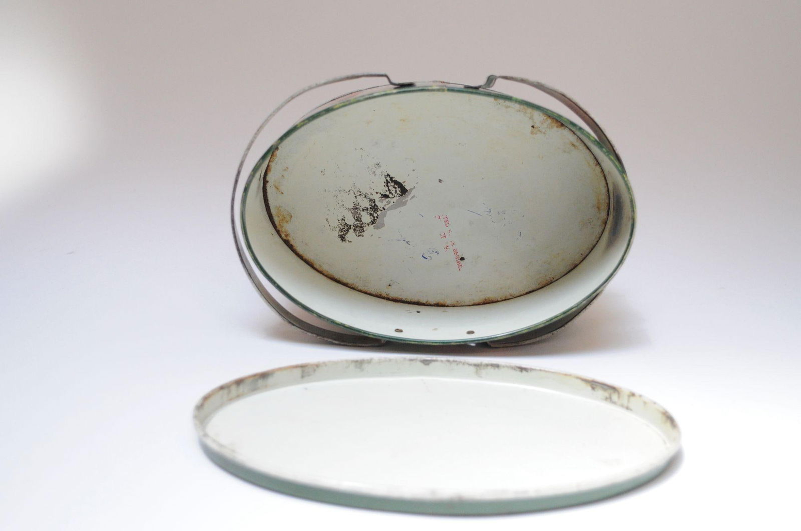 Vintage University Collegiate Pennant Tin Litho Lunchbox by Decoware - 8