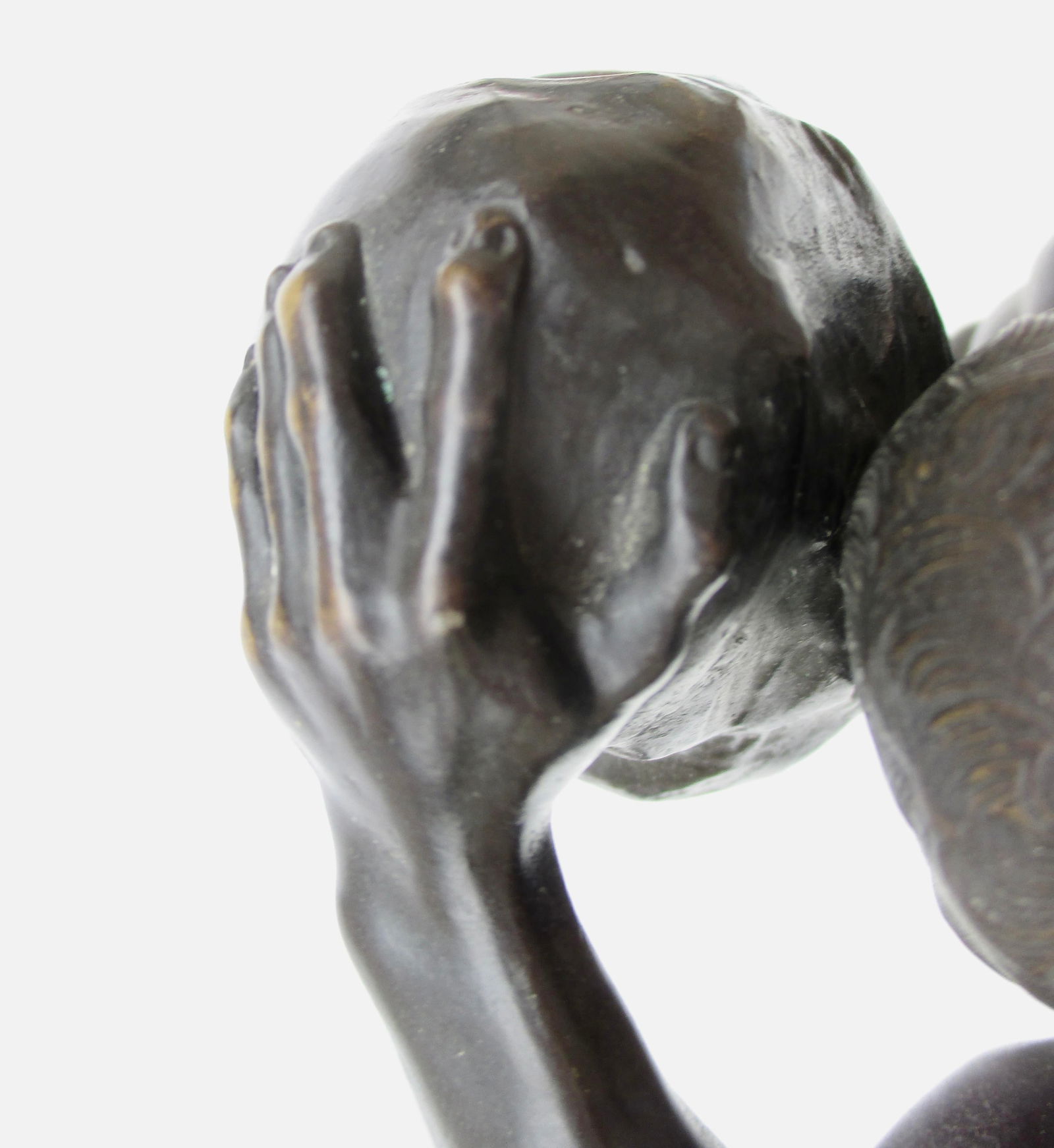 P. Leibkuchler Bronze Sculpture Sisyphus 1900 - 5