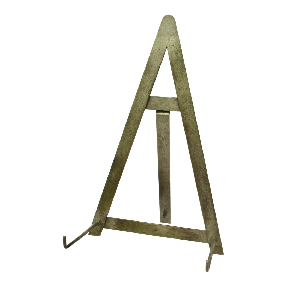 Steel Alloy Metal Table and Wall Easel for Sculptural Plaques Circa 80s. (1 of 7)