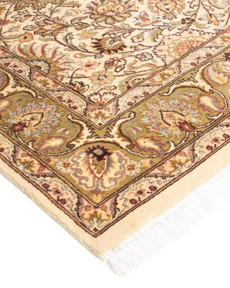 Mogul, One-of-a-Kind Hand-Knotted Area Rug - Beige, 4' 1" x 6' 5" - 2