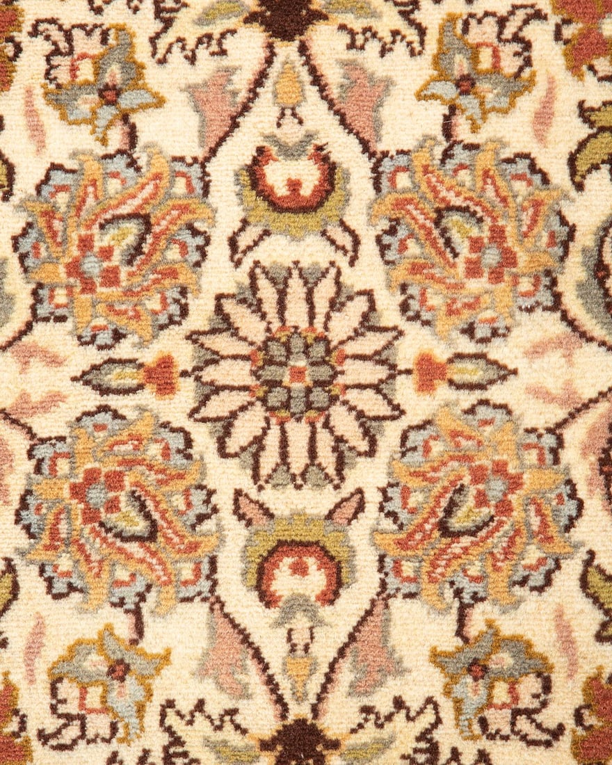 Mogul, One-of-a-Kind Hand-Knotted Area Rug - Beige, 4' 1" x 6' 5" - 3