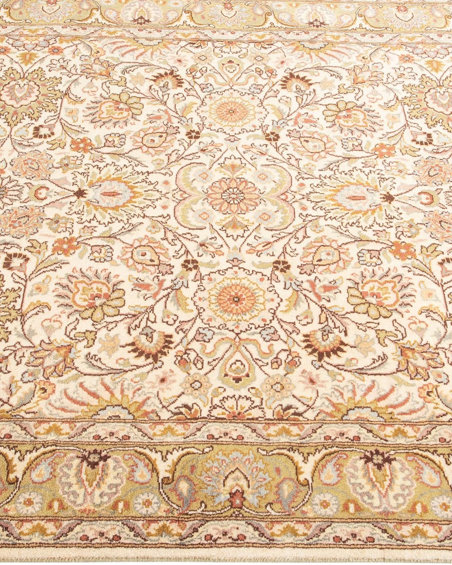 Mogul, One-of-a-Kind Hand-Knotted Area Rug - Beige, 4' 1" x 6' 5" - 4