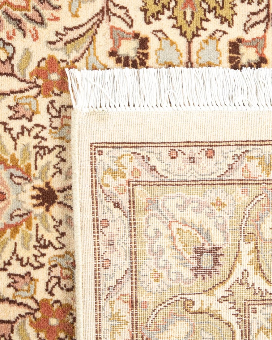 Mogul, One-of-a-Kind Hand-Knotted Area Rug - Beige, 4' 1" x 6' 5" - 5