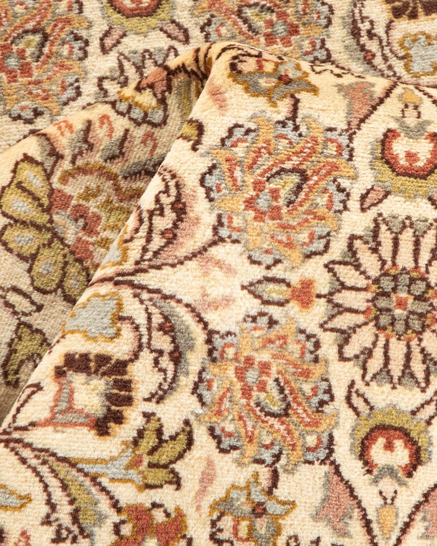 Mogul, One-of-a-Kind Hand-Knotted Area Rug - Beige, 4' 1" x 6' 5" - 7