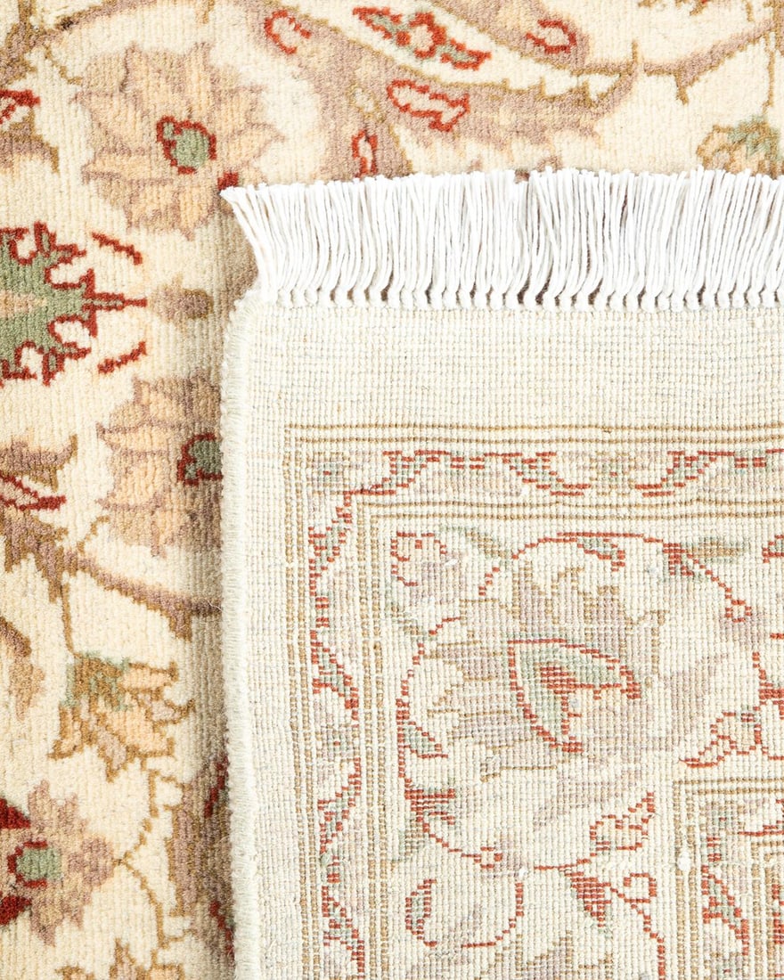 Mogul, One-of-a-Kind Hand-Knotted Area Rug - Ivory, 3' 2" x 5' 2" - 5