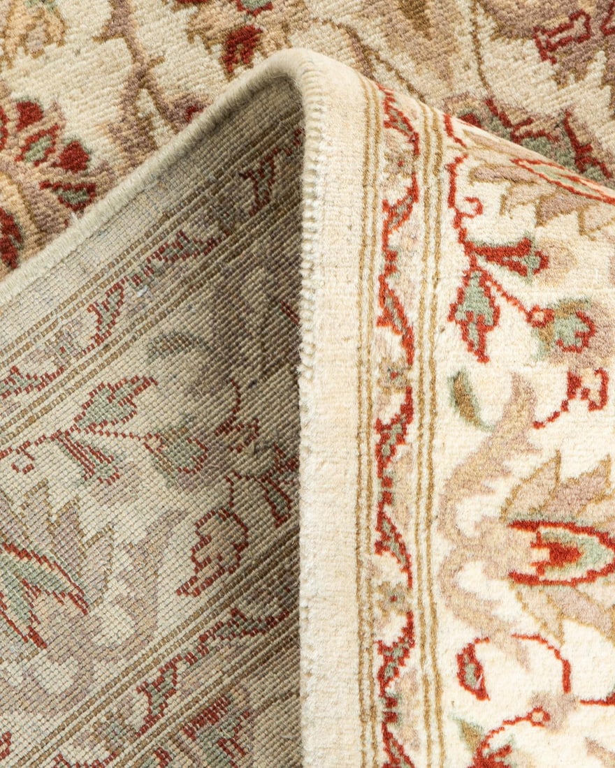 Mogul, One-of-a-Kind Hand-Knotted Area Rug - Ivory, 3' 2" x 5' 2" - 6