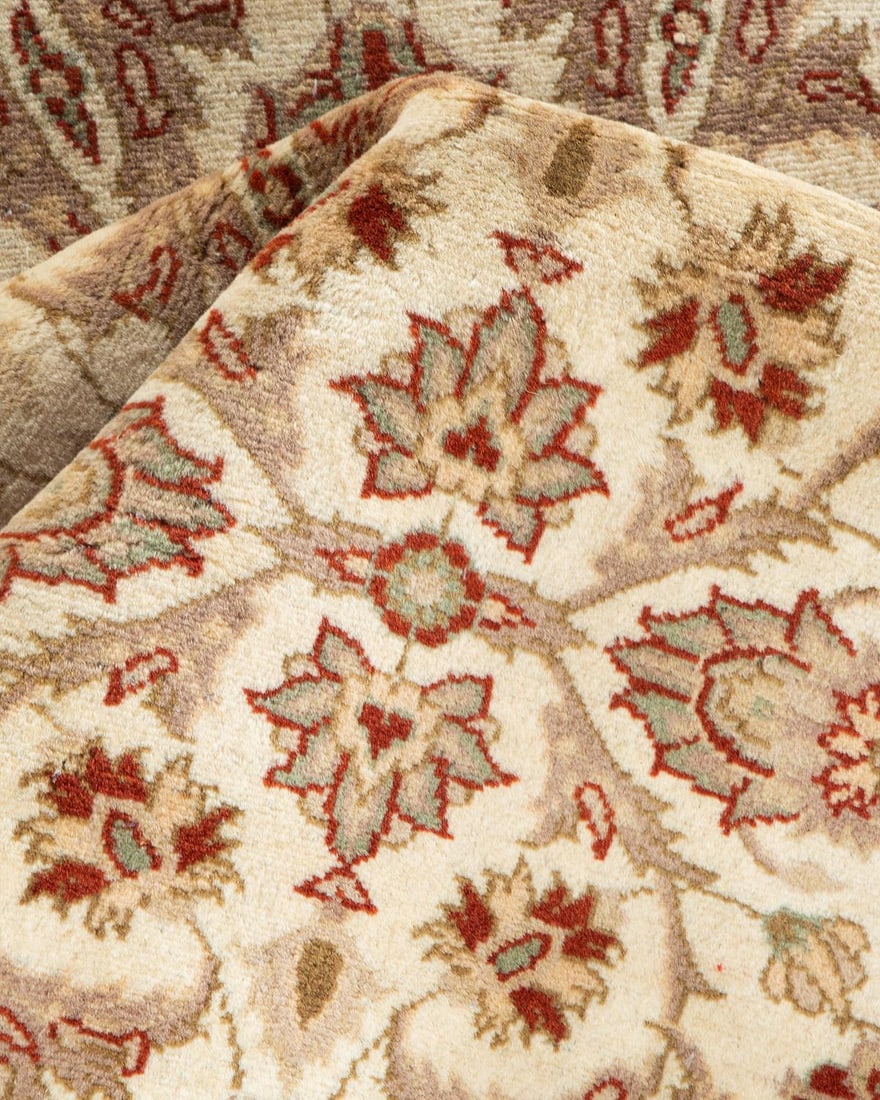 Mogul, One-of-a-Kind Hand-Knotted Area Rug - Ivory, 3' 2" x 5' 2" - 7