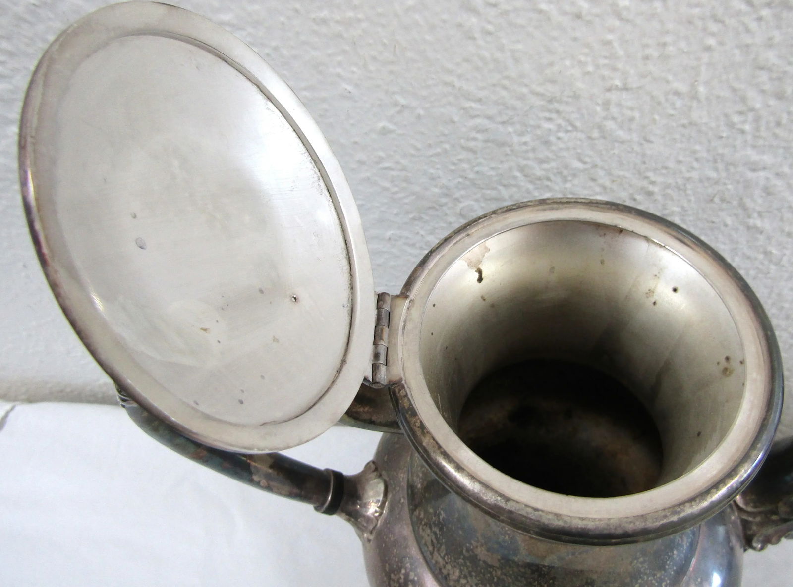 Antique Sheffield Epns Model 57 Open Blossom Coffee Service- 3 Pieces - 8