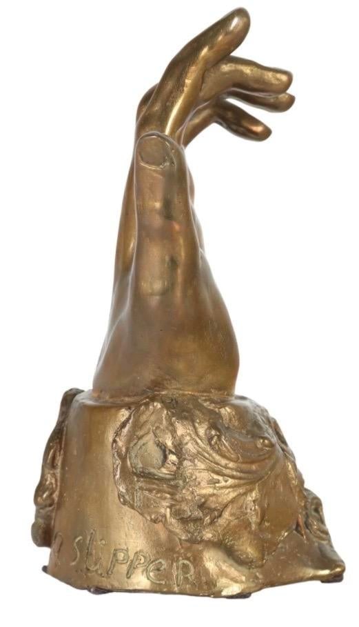 Abstract Bronze Sculpture of Hand - 2