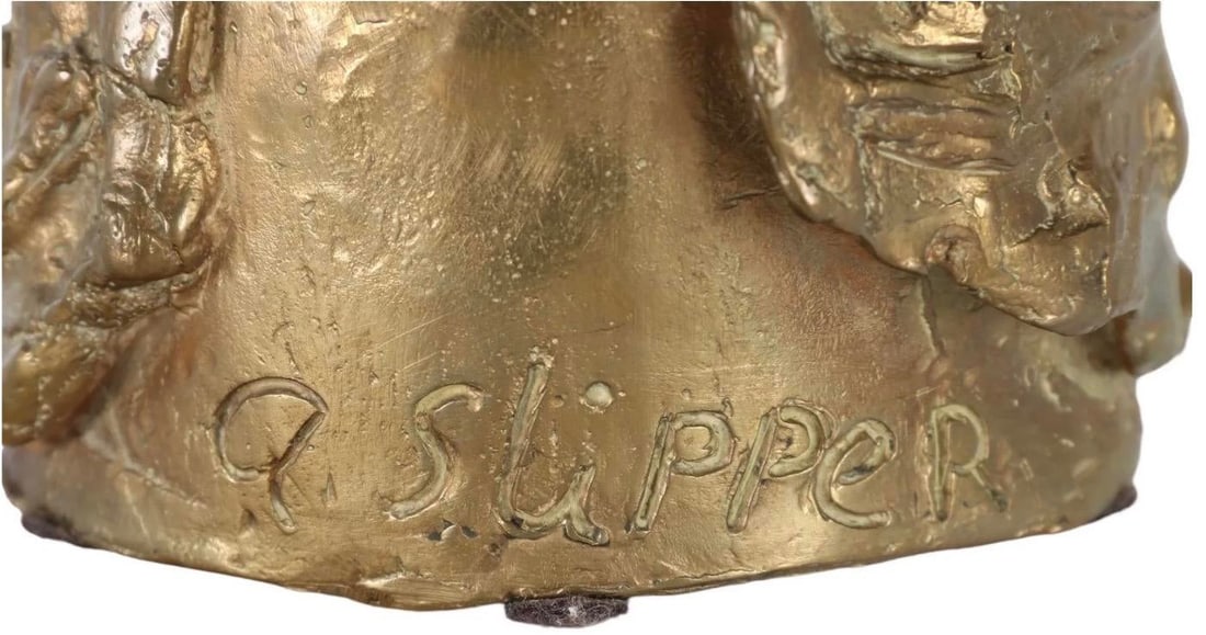 Abstract Bronze Sculpture of Hand - 3