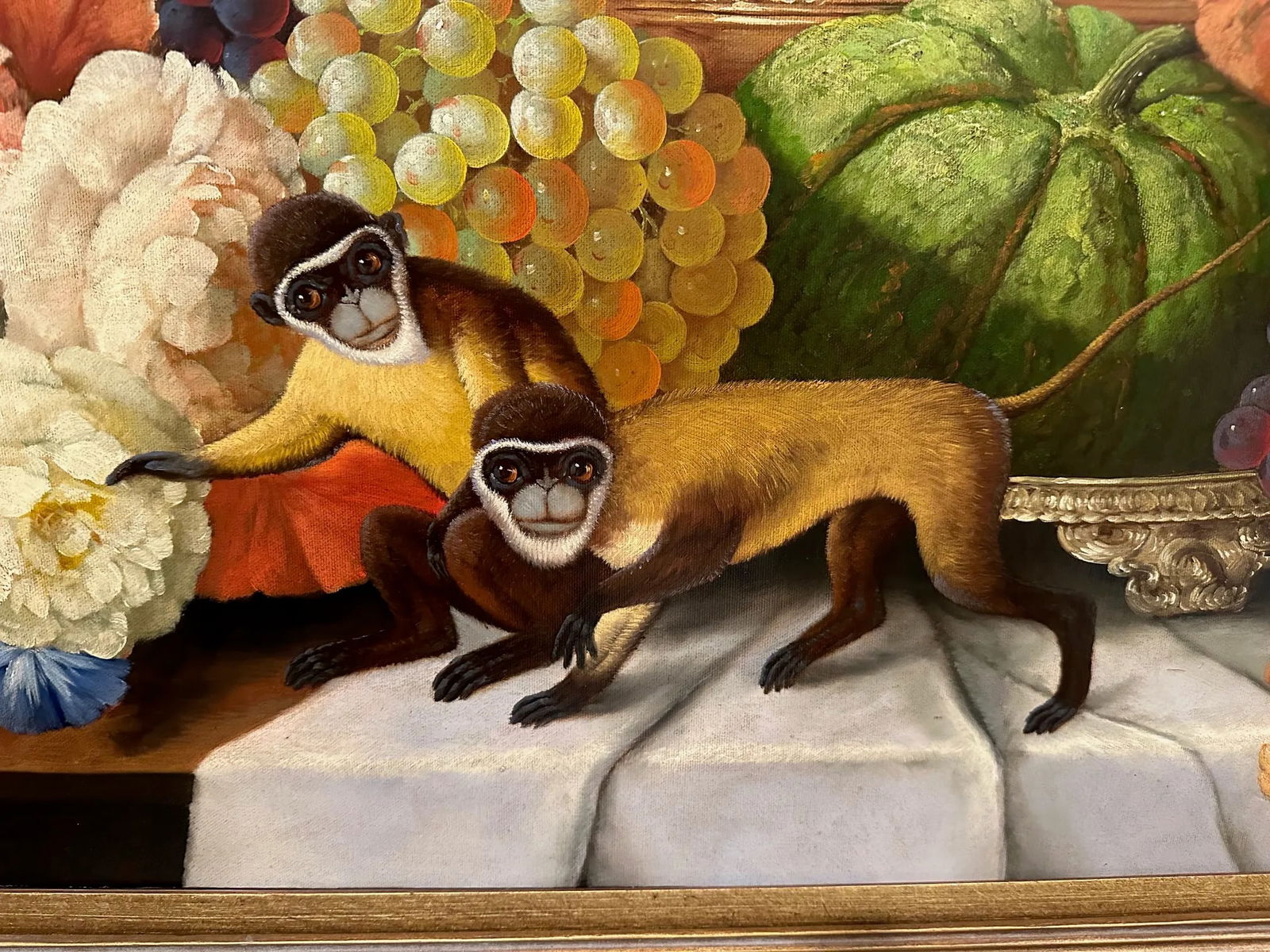 Realist Still Life of Fruit & Monkeys - 3