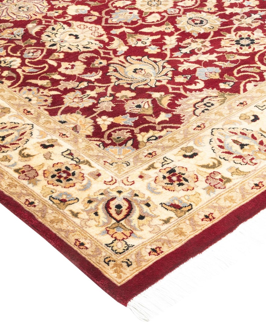 Mogul, One-of-a-Kind Hand-Knotted Area Rug - Orange, 4' 1" x 6' 3" - 2