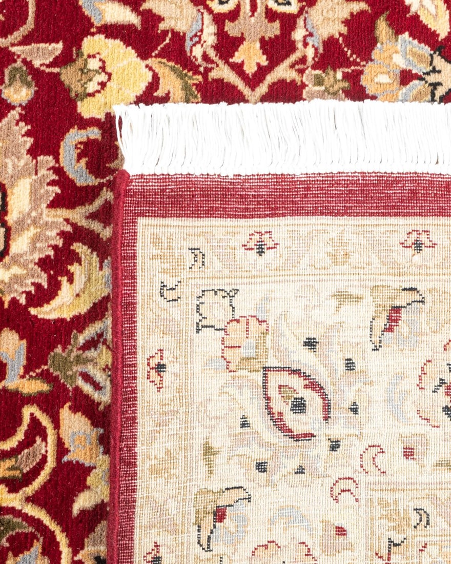 Mogul, One-of-a-Kind Hand-Knotted Area Rug - Orange, 4' 1" x 6' 3" - 5