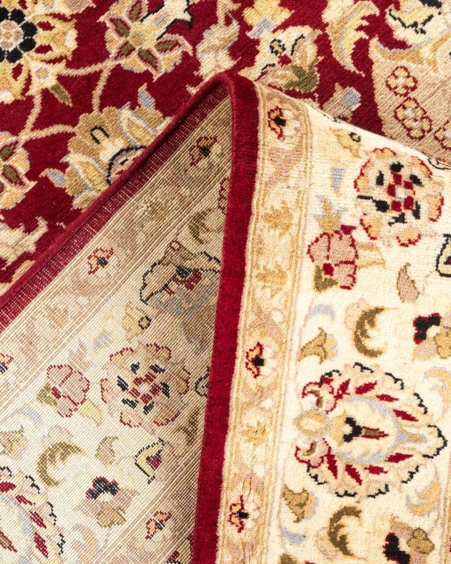 Mogul, One-of-a-Kind Hand-Knotted Area Rug - Orange, 4' 1" x 6' 3" - 6