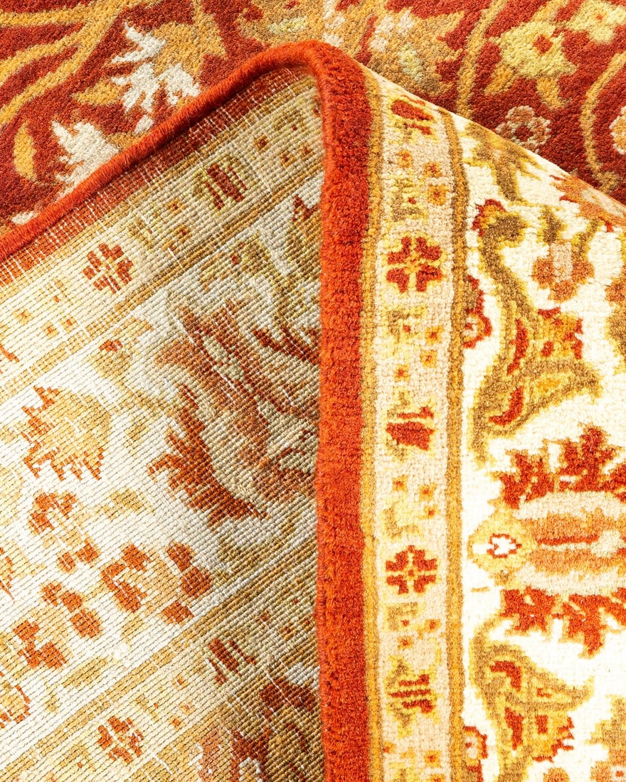 Mogul, One-of-a-Kind Hand-Knotted Area Rug - Orange, 3' 1" x 5' 1" - 6