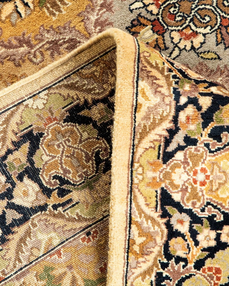 Mogul, One-of-a-Kind Hand-Knotted Runner Rug - Yellow, 3' 0" x 10' 1" - 6