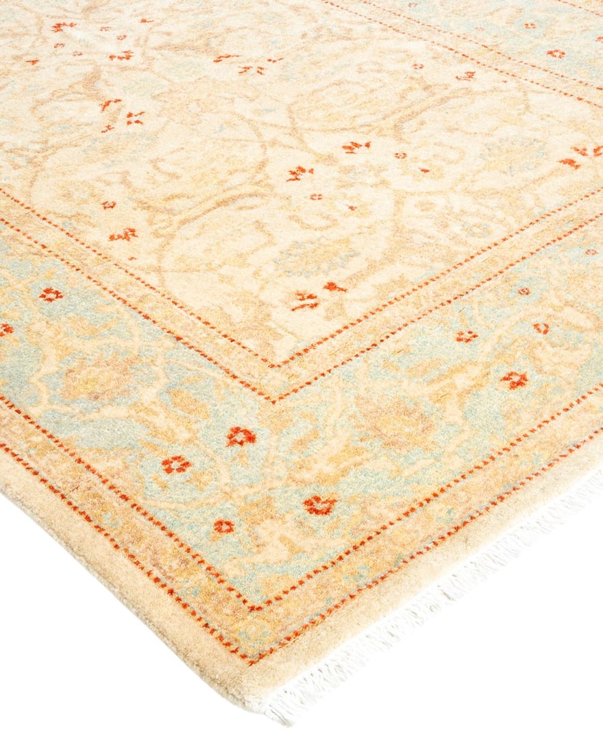 Mogul, One-of-a-Kind Hand-Knotted Area Rug - Ivory, 3' 1" x 5' 3" - 2