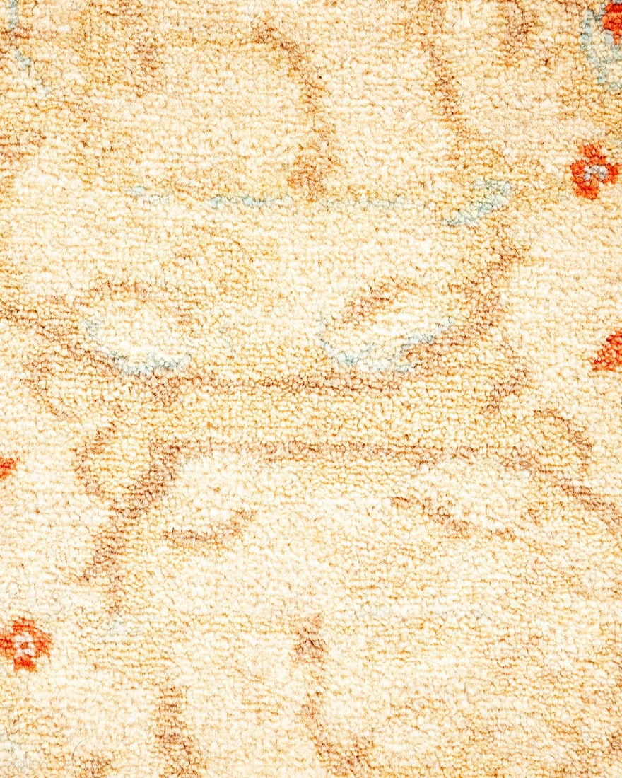 Mogul, One-of-a-Kind Hand-Knotted Area Rug - Ivory, 3' 1" x 5' 3" - 3