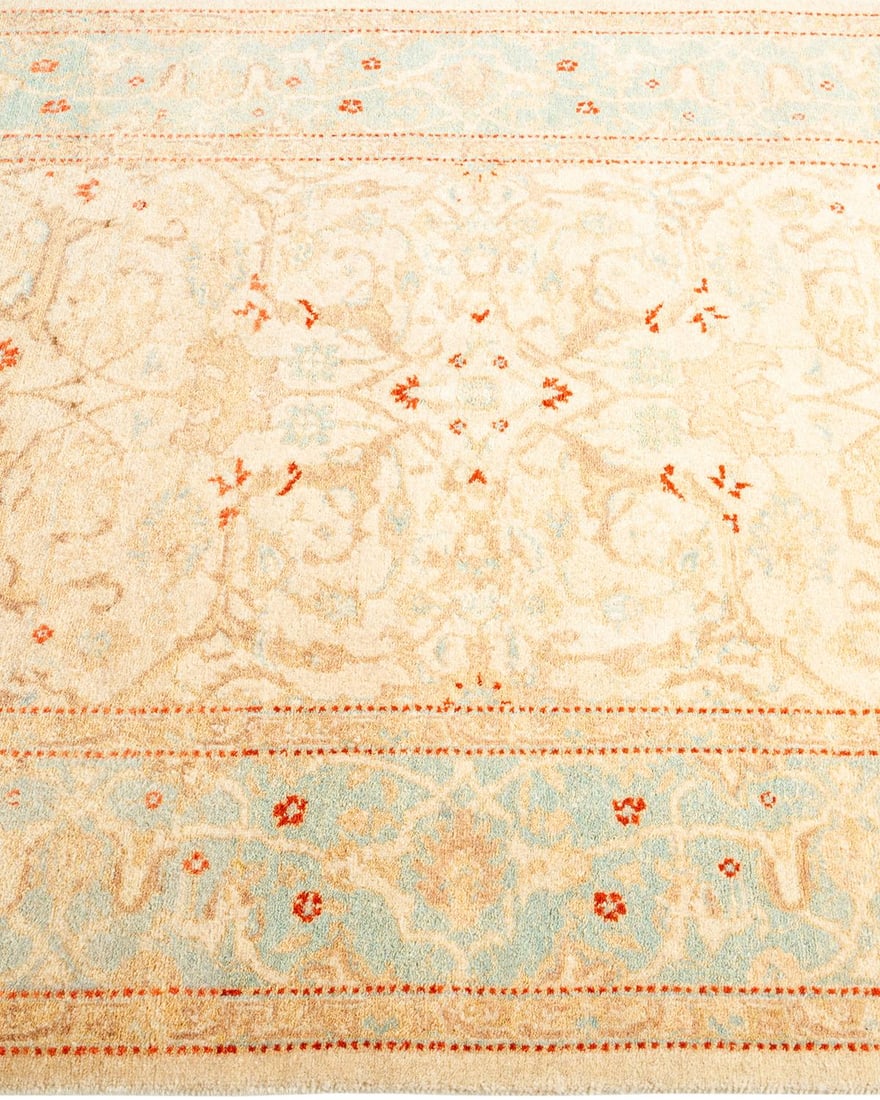 Mogul, One-of-a-Kind Hand-Knotted Area Rug - Ivory, 3' 1" x 5' 3" - 4