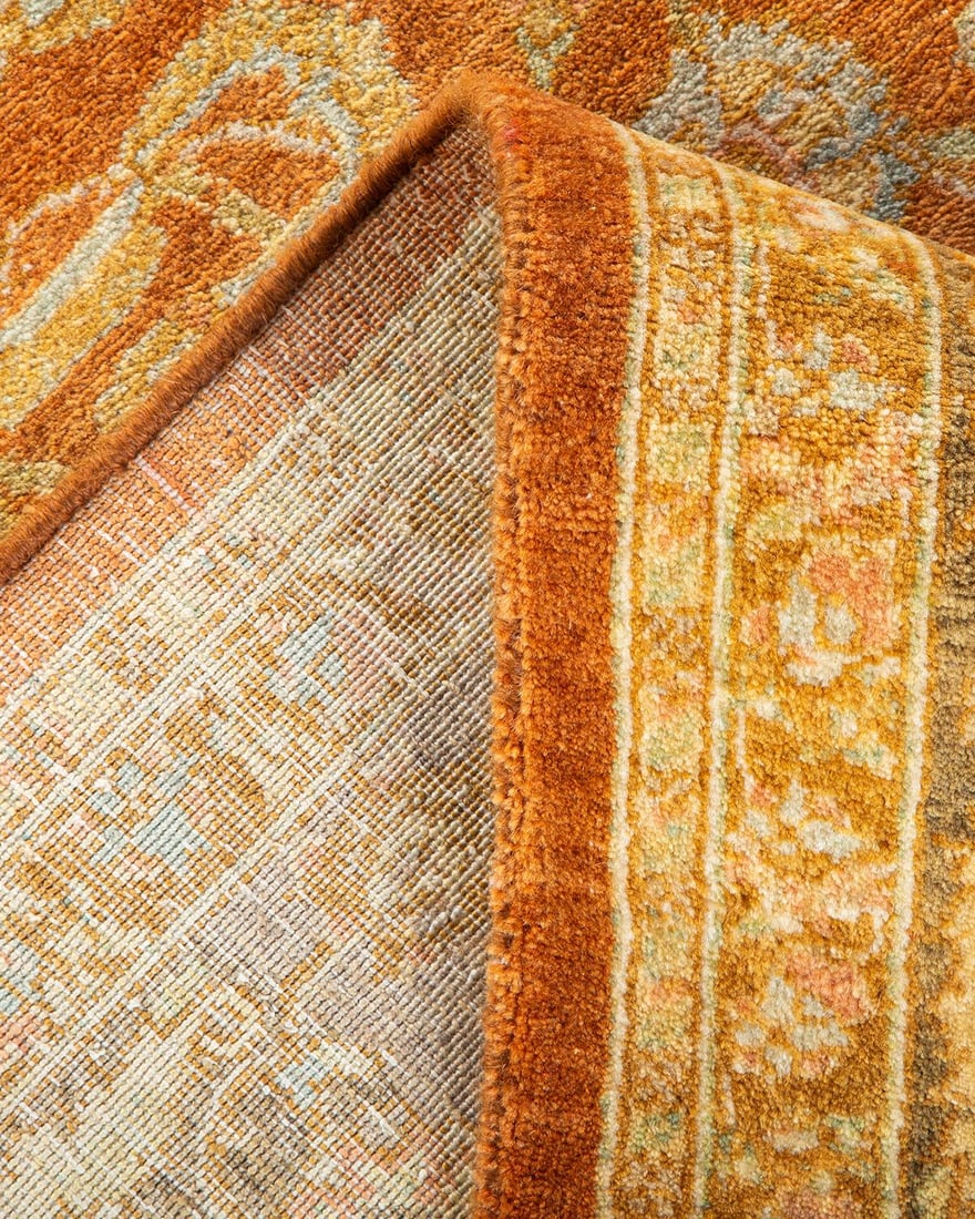 Mogul, One-of-a-Kind Hand-Knotted Area Rug - Brown, 6' 4" x 8' 10" - 6