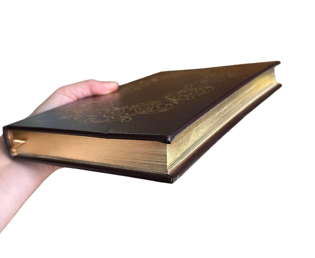 The Autobiography of Benjamin Franklin Leather Gilt 1976 Collectors Edition - 5