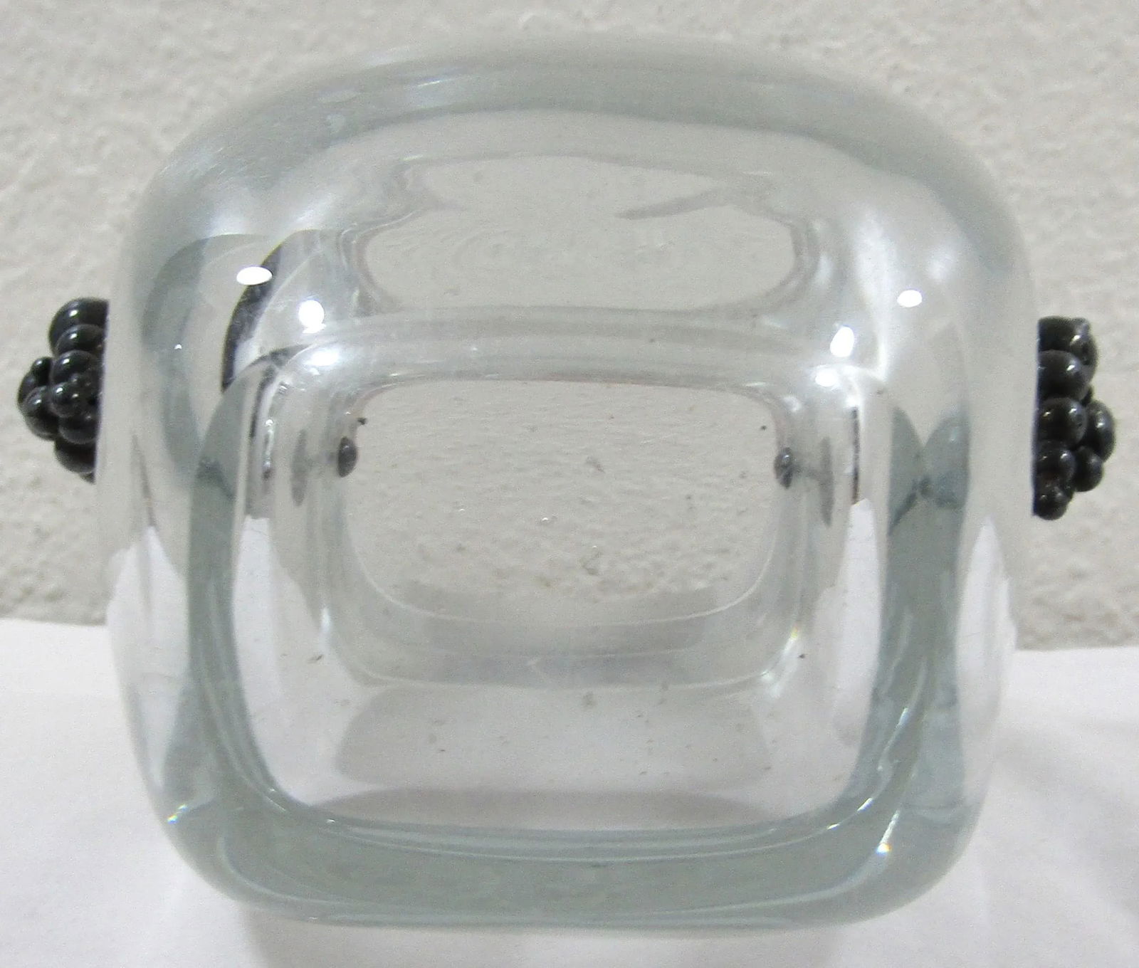 Antique 1940's Danske Guldsmede Handvaerk Dgh Denmark Sterling Glass Vessel Vase - 11