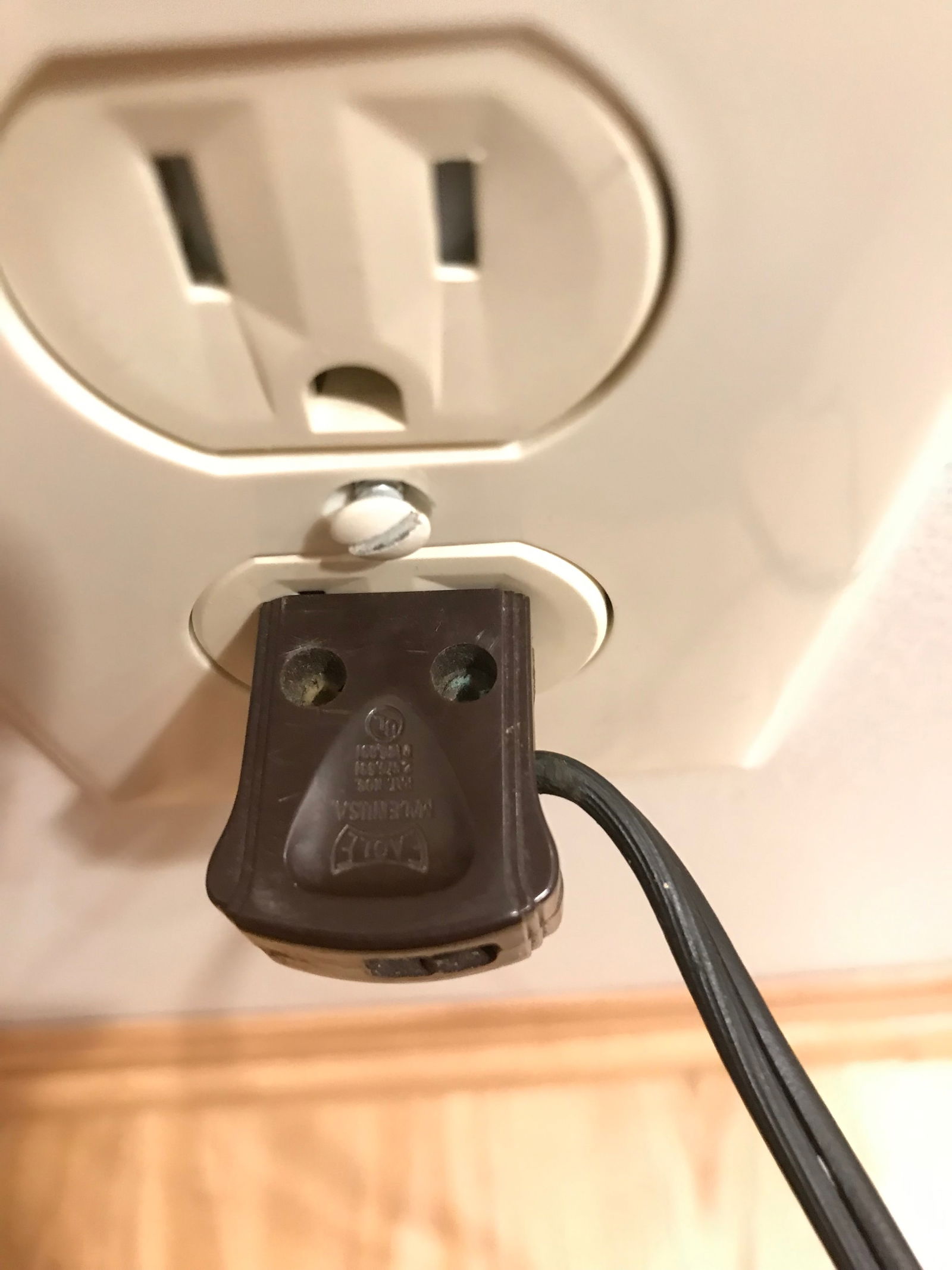 Vintage 1960s Space Age Retro Brass and Mottled Gold Ceramic Table Lamp - 5