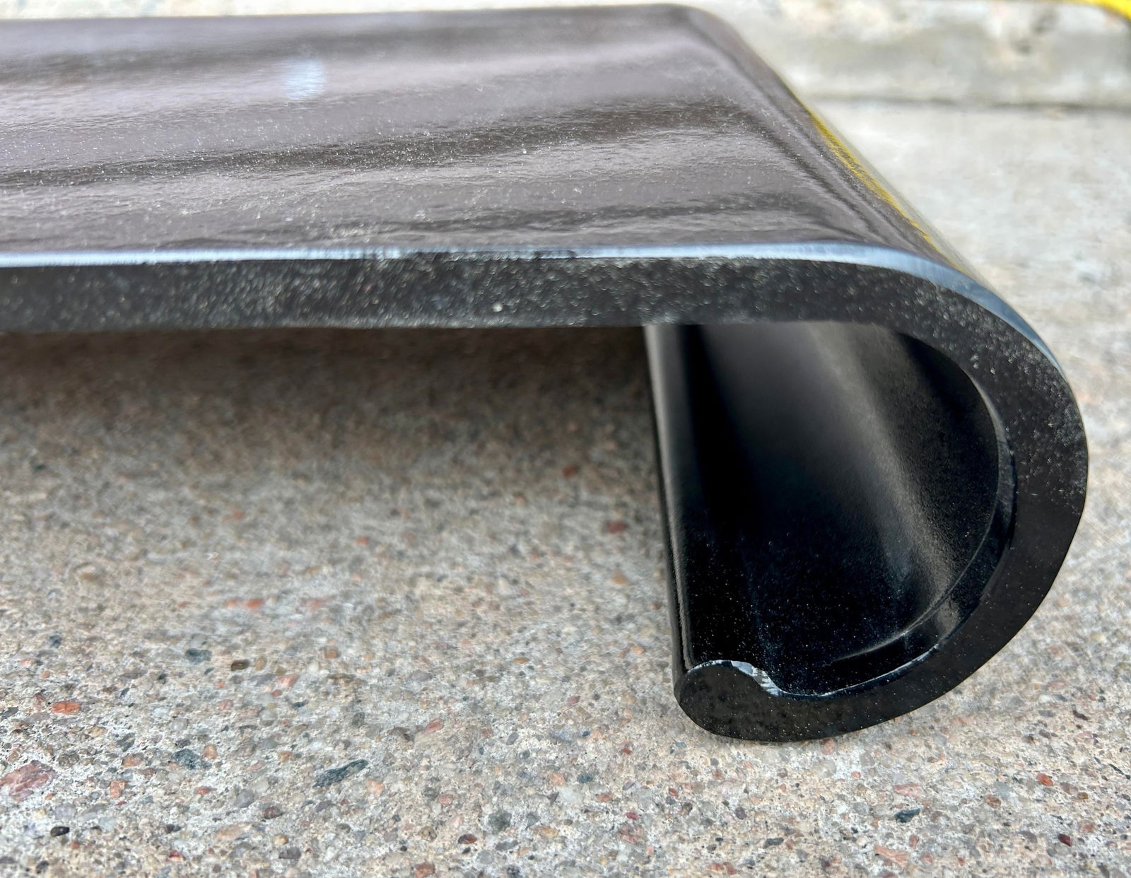 Vintage Japanese Black Lacquer Wakasa Stand Scroll Feet - 9