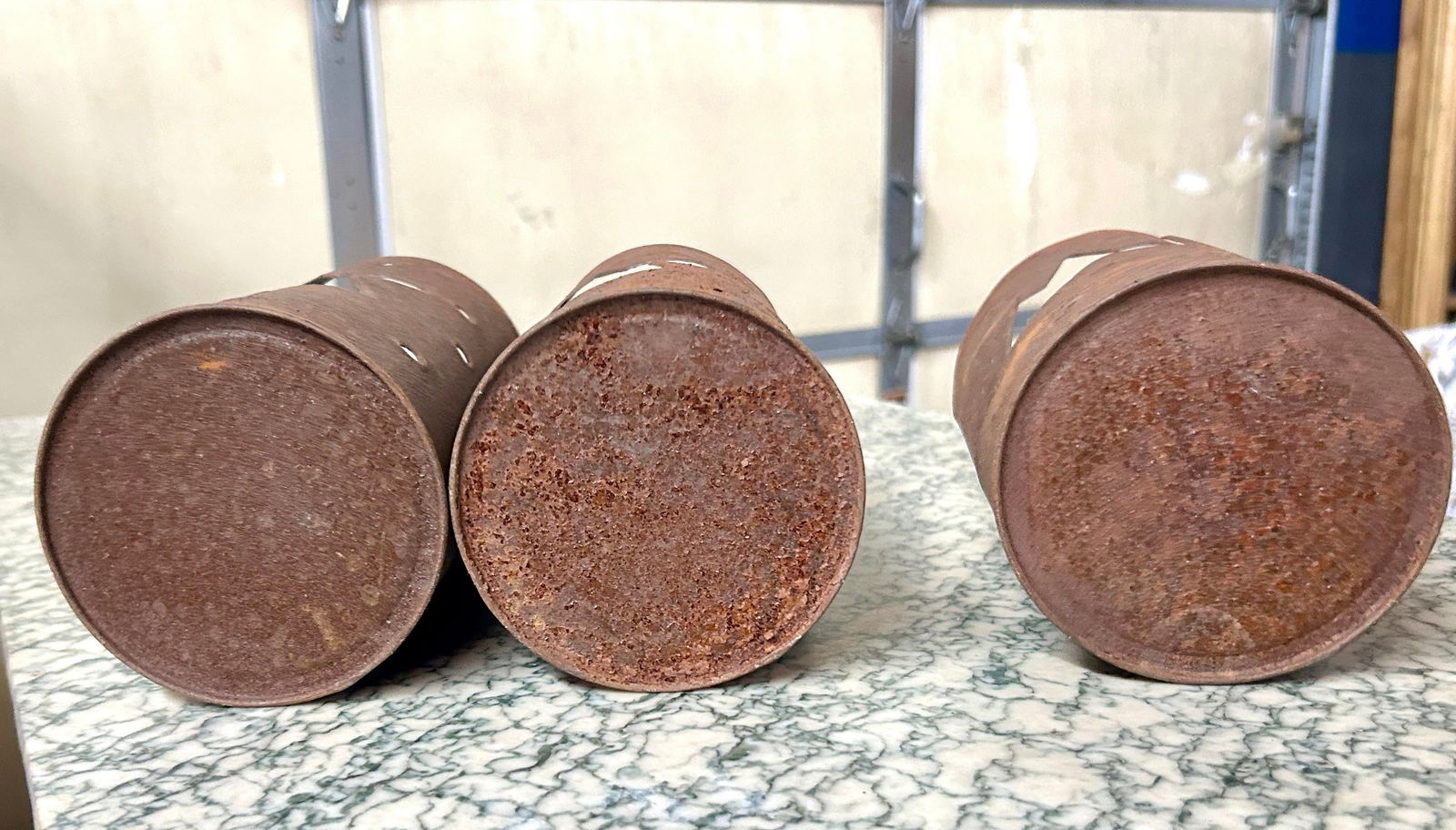 Vintage Rustic Tin Star Votive Candle Holder, Set of Three - 4