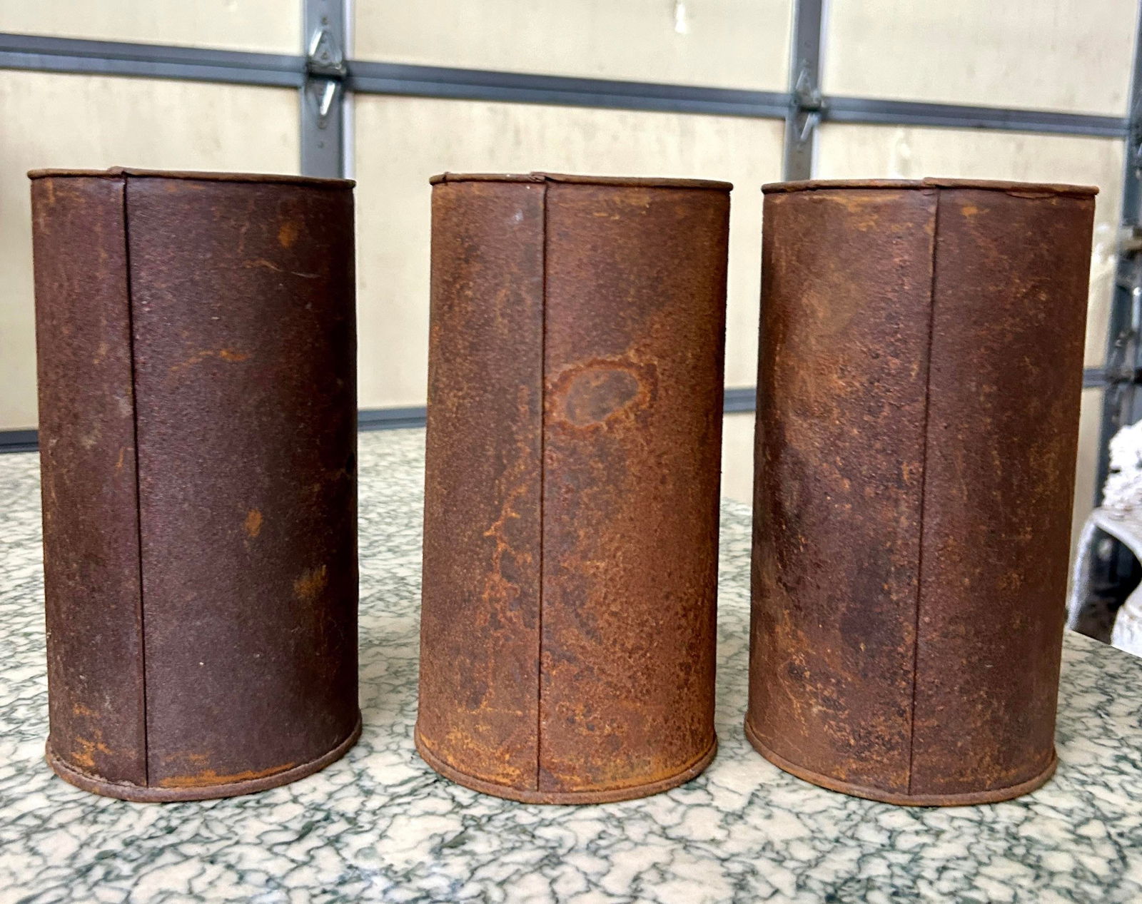 Vintage Rustic Tin Star Votive Candle Holder, Set of Three - 6