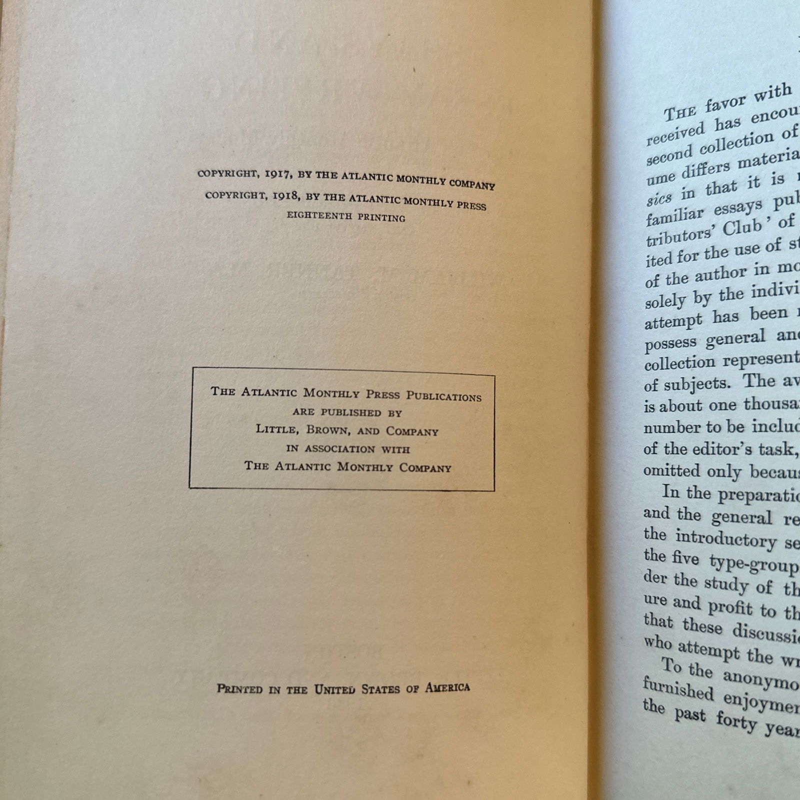 Antique Hardcover Red Cloth Book Atlantic Classics Essays and Essay-Writing - 5
