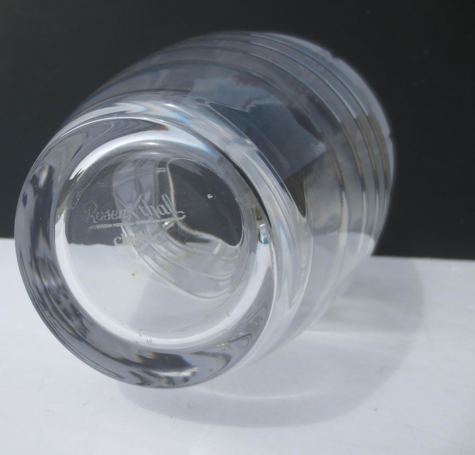 Rosenthal Crystal Facted Vase - 4