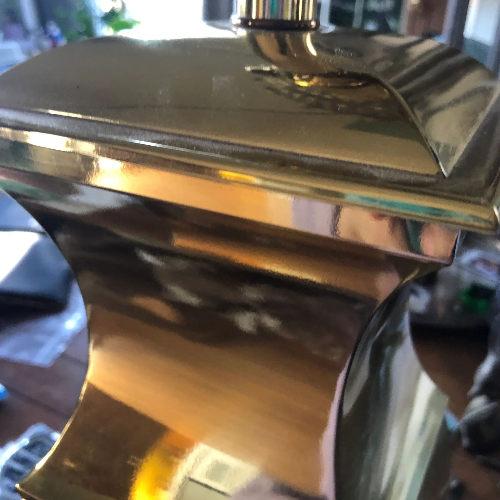 Vintage Brass Chinoiserie Asian Ginger Lamp - 2