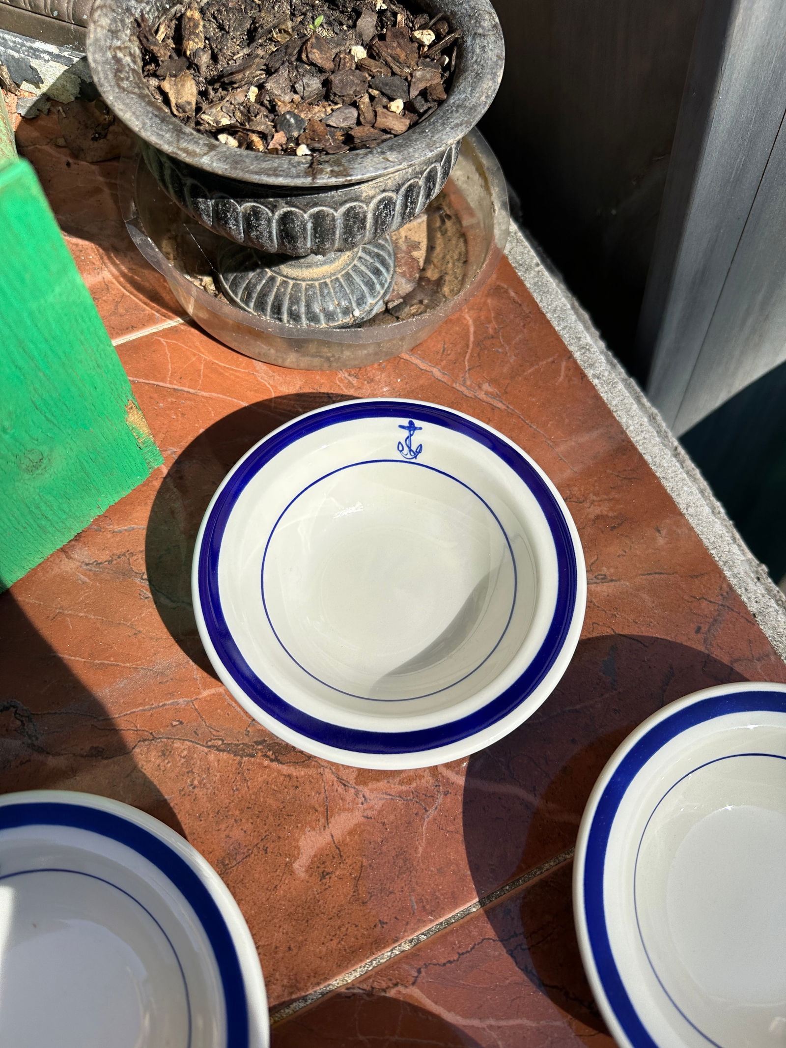 1970s Homer Laughlin China Nautical Collection of Ceramic Petite Dishes- Set of 4 - 2