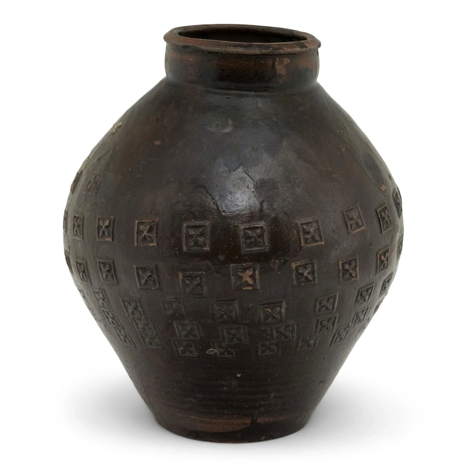Stamped Chinese Yunnan Pot, c. 1800 - 4