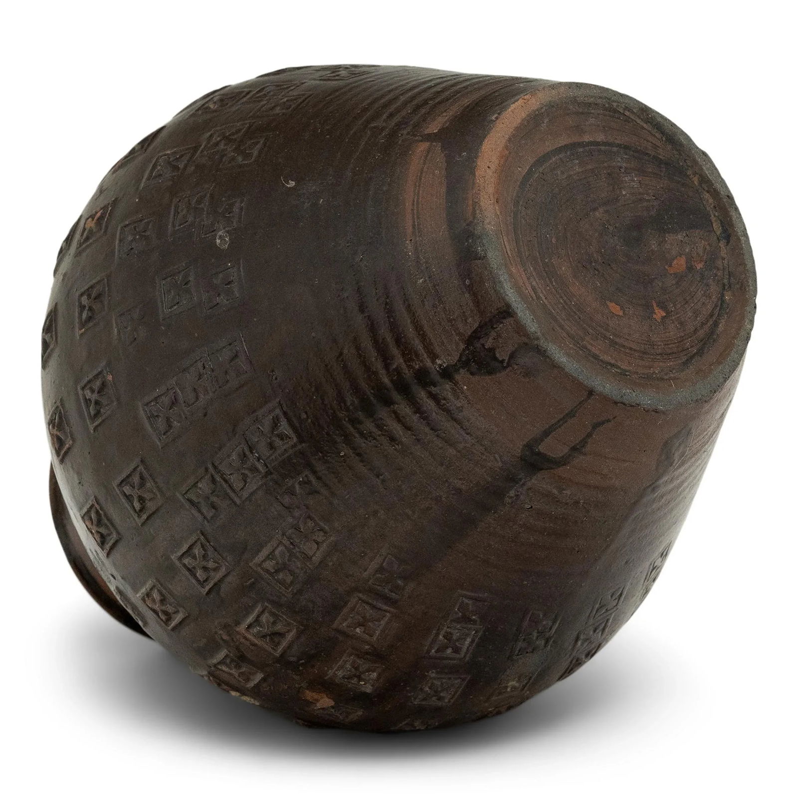 Stamped Chinese Yunnan Pot, c. 1800 - 5