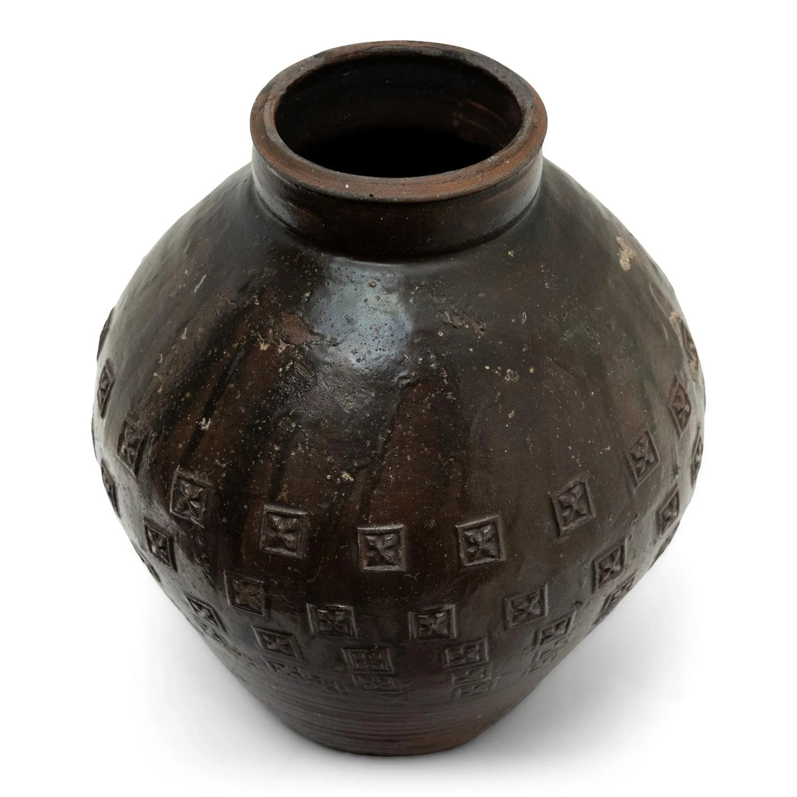Stamped Chinese Yunnan Pot, c. 1800 - 6