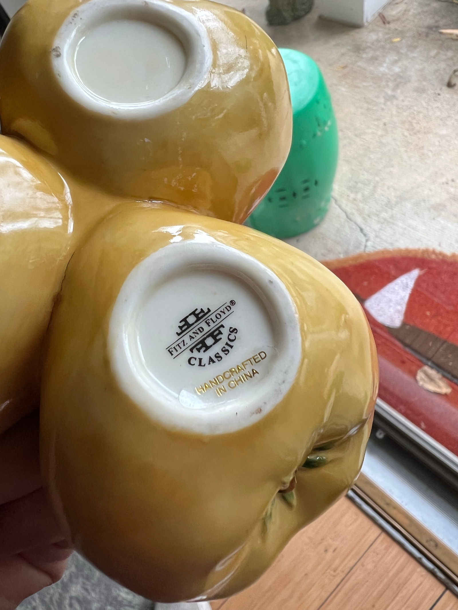 1970s Fitz and Floyd Trio Fruit Bowl - 3