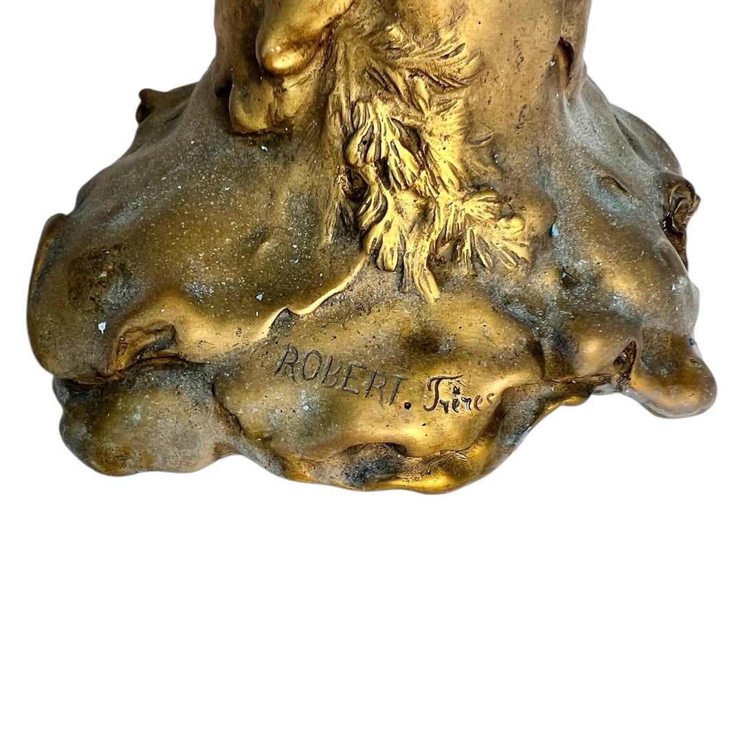 Bronze Art Nouveau Vase by Robert FrâˆšÂ©res, Circa 1900 - 3