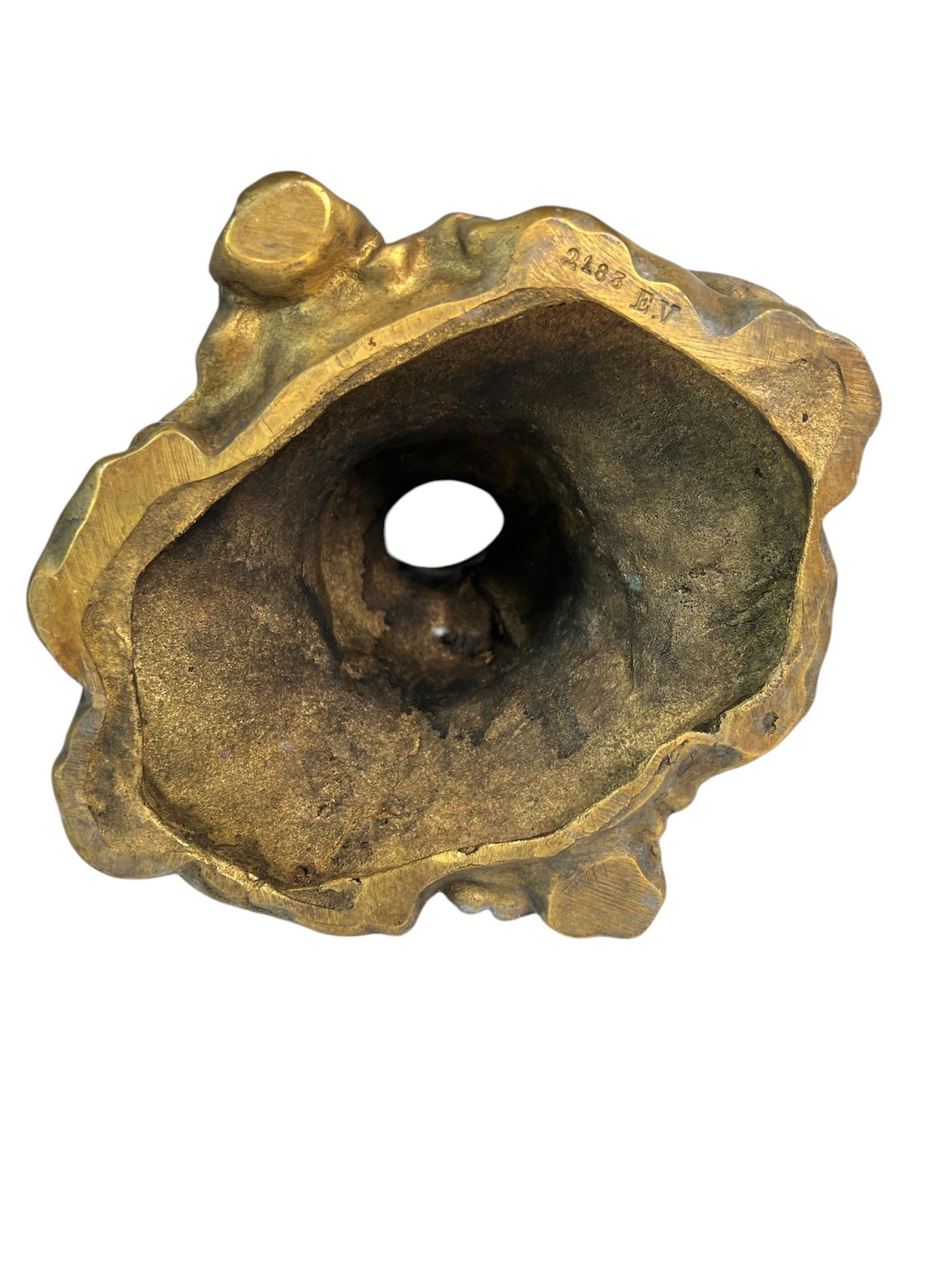 Bronze Art Nouveau Vase by Robert FrâˆšÂ©res, Circa 1900 - 9