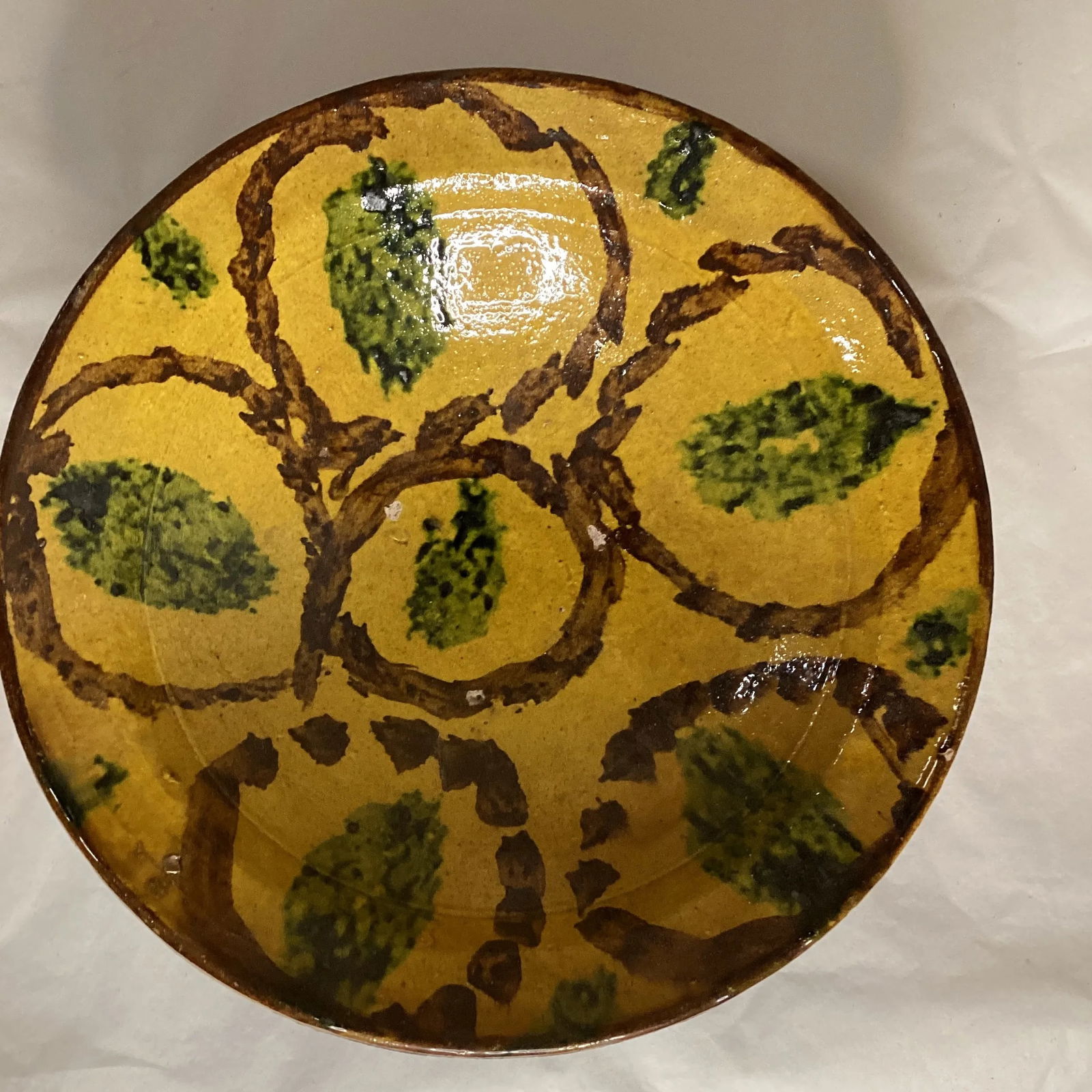 Late 20th Century Hand-Thrown Decorative Ceramic Bowl From Pakistan - 5