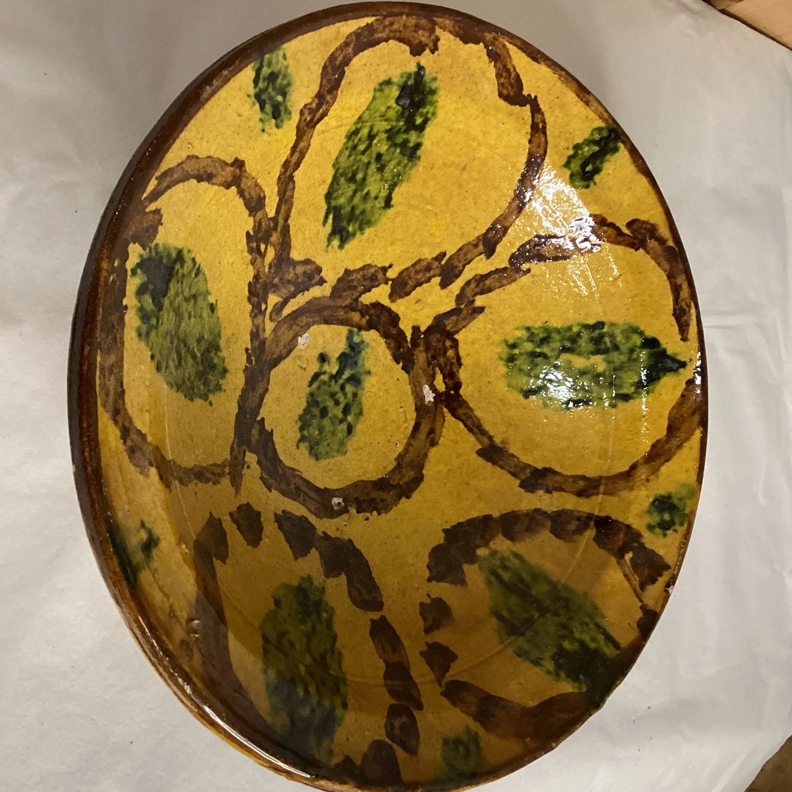 Late 20th Century Hand-Thrown Decorative Ceramic Bowl From Pakistan - 6