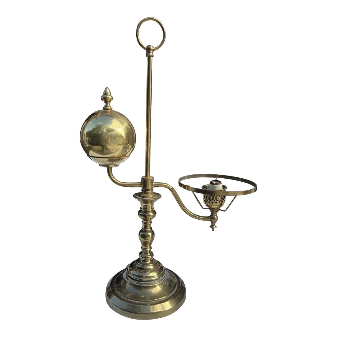 1970s Art Deco Brass Decorative Lamp (1 of 6)