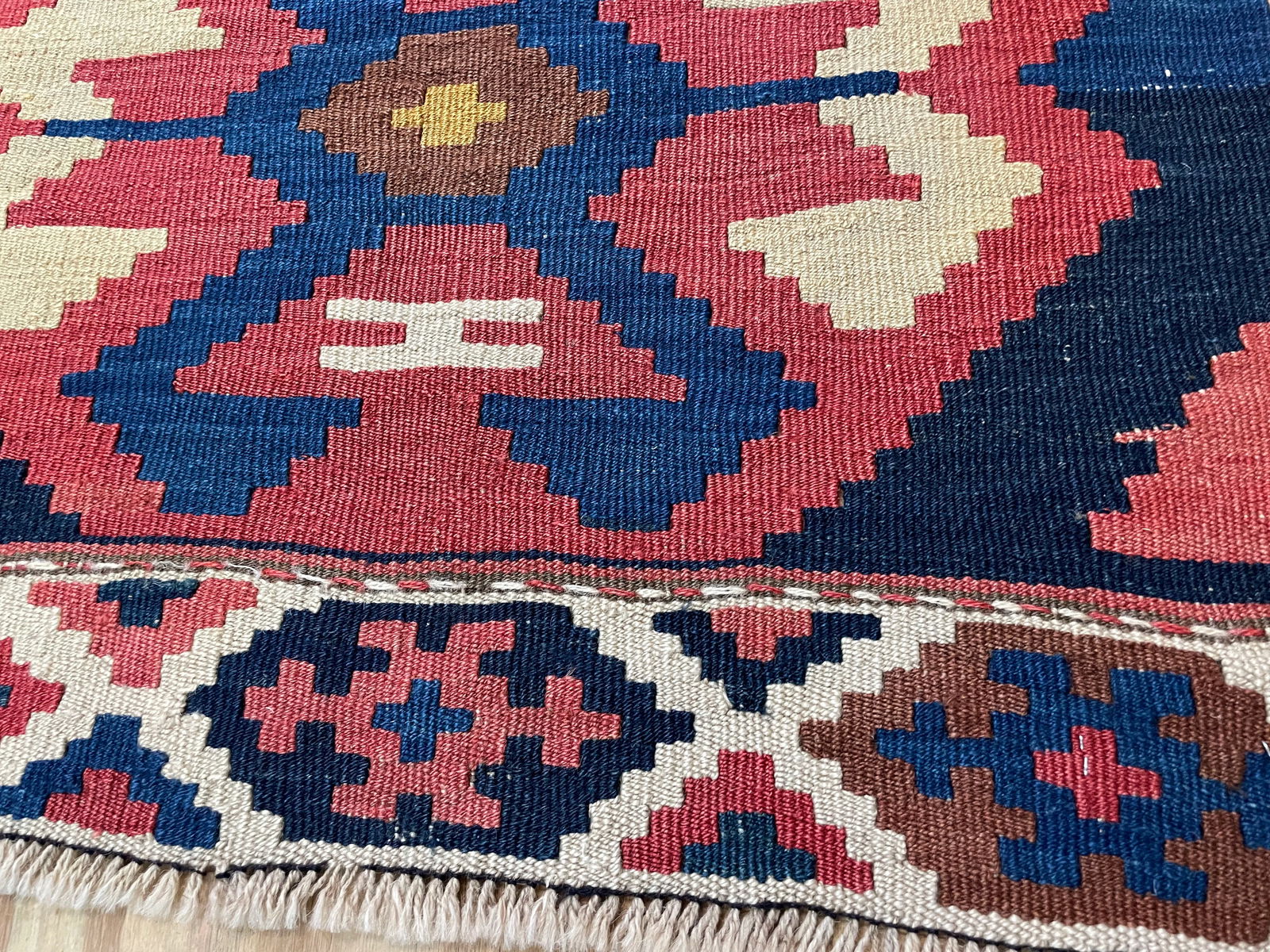 Antique Shahsavan Kilim/Rug, Mafrash C-1900's - 7