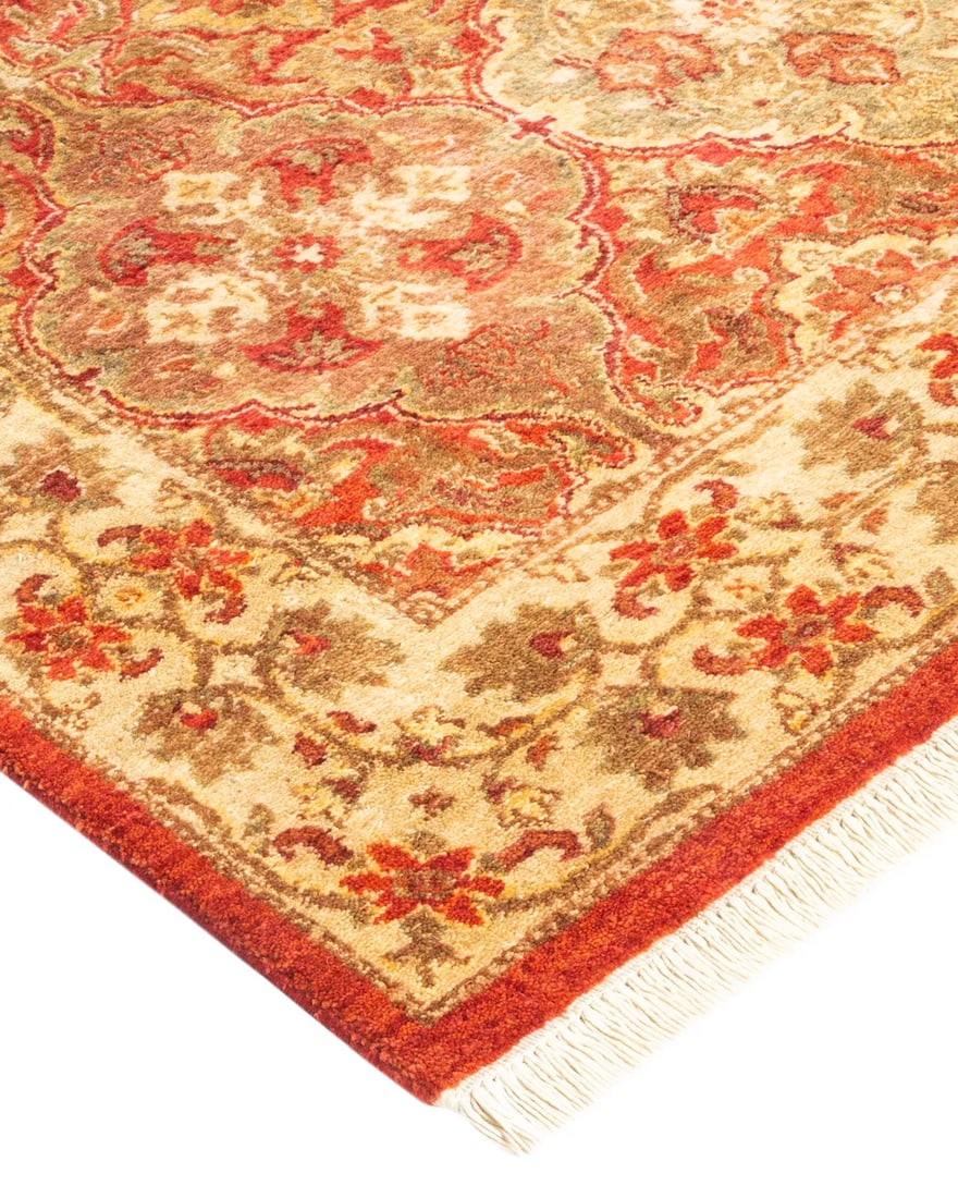 Mogul, One-of-a-Kind Hand-Knotted Runner Rug - Orange, 2' 7" x 7' 10" - 2
