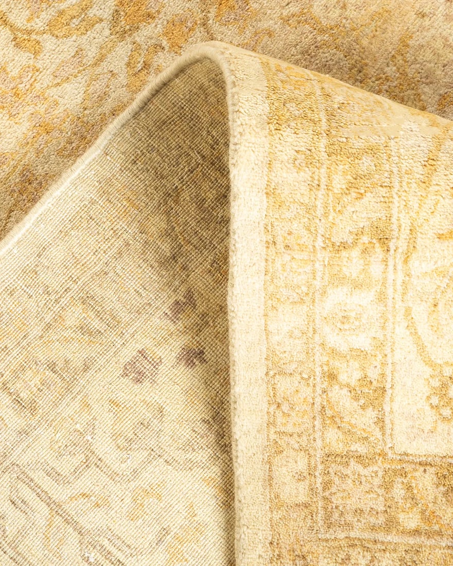 Mogul, One-of-a-Kind Hand-Knotted Area Rug - Ivory, 6' 1" x 6' 5" - 6